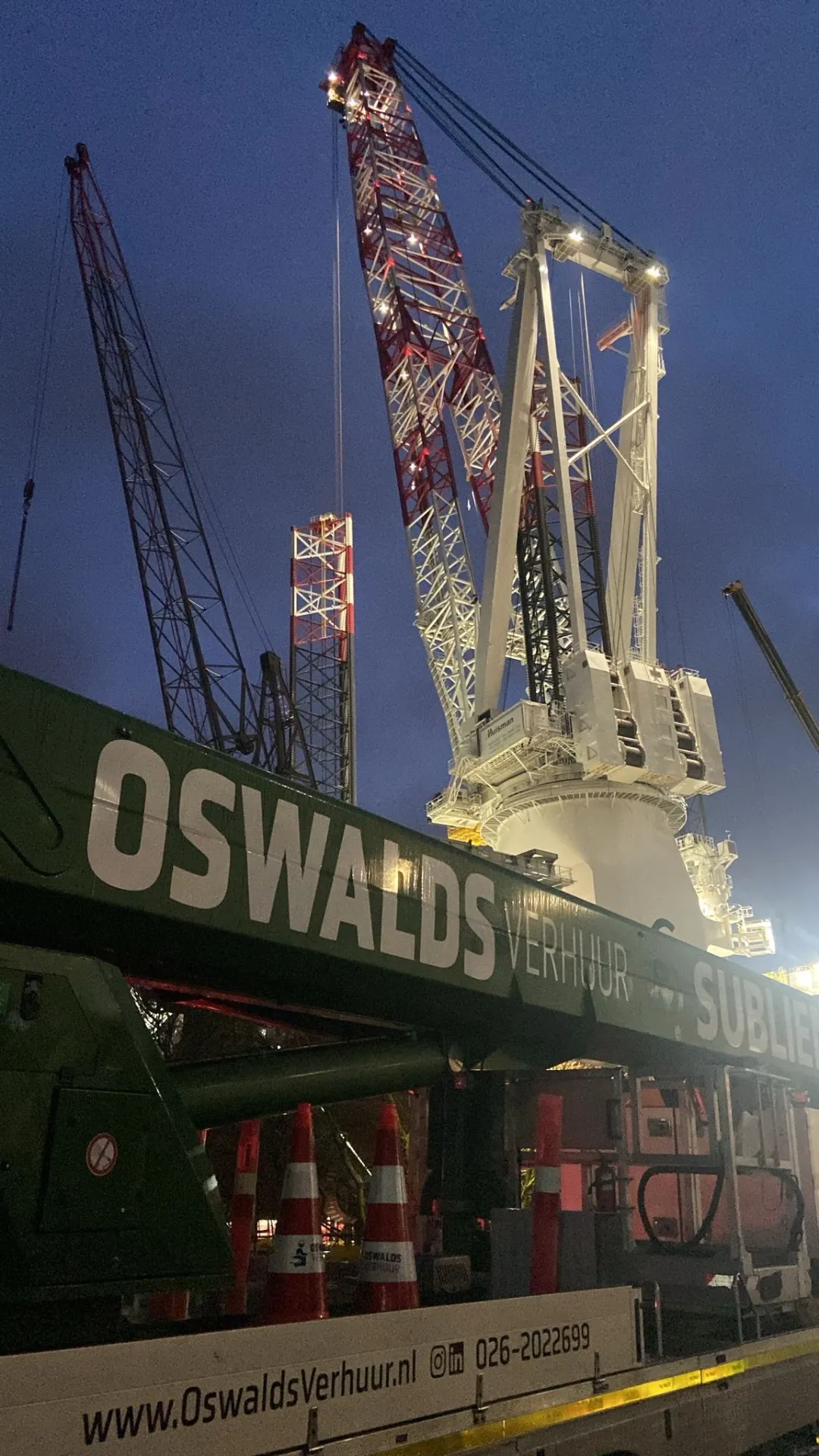Oswalds Verhuur hoogwerker project in de buurt van Weeze