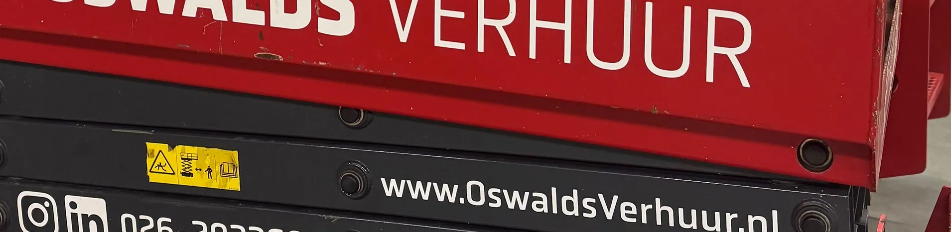 Scherenarbeitsbühnen mieten - Oswalds Vermietung